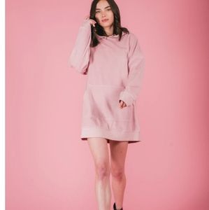 Brunette the Label "blonde" Elle Velour Hoodie Tunic in size s/m